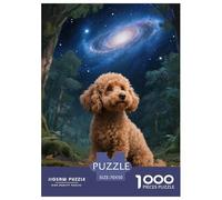 Puzzles Adultes 1000 Pièces Puzzle PoodlePuzzles Papier Jeu Éducatif pour La Décoration De La Maison Pet Dog pour Adultes Et Enfants À Partir De 12 Ans 70x50cm/1000pcs