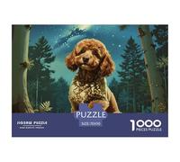 Puzzles Adultes 1000 Pièces Puzzle PoodlePuzzles Papier Jeu Éducatif Puzzle Familial Pet Dog pour Adultes Et Enfants À Partir De 12 Ans 70x50cm/1000pcs