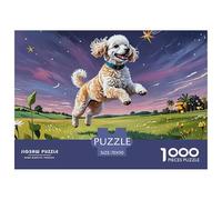 Puzzles Adultes 1000 Pièces Puzzle PoodlePuzzles Papier Jeu Éducatif Puzzle Familial Pet Dog pour Adultes Et Enfants À Partir De 12 Ans 70x50cm/1000pcs