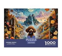 Puzzles Adultes 1000 Pièces Puzzle PoodlePuzzles Papier Jeu Éducatif Team Building Cadeau Pet Dog pour Adultes Et Enfants À Partir De 14 an 70x50cm/1000pcss