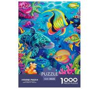Puzzles Adultes 1000 Pièces Puzzle Sea Life Sea Puzzles Papier Divertissement Team Building Cadeau Bigeye Fish pour Adultes Et Enfants À Partir De 12 Ans 38x26cm/1000pcs
