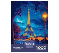 Puzzles Adultes 1000 Pièces Puzzle Tour EiffelPuzzles Papier Divertissement pour La Décoration De La Maison Urban Landscape Series pour Adultes Et Enfants À Partir De 14 an 70x50cm/1000pcss