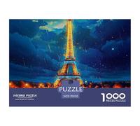 Puzzles Adultes 1000 Pièces Puzzle Tour EiffelPuzzles Papier Divertissement Team Building Cadeau Urban Landscape Series pour Adultes Et Enfants À Partir De 8 Ans 70x50cm/1000pcs