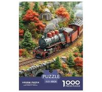 Puzzles Adultes 1000 Pièces Puzzle Train de rêvePuzzles Papier Divertissement Team Building Cadeau Mini-World pour Adultes Et Enfants À Partir De 12 Ans 38x26cm/1000pcs