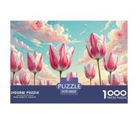 Puzzles Adultes 1000 Pièces Puzzle tulipePuzzles Papier Jeu Éducatif pour La Décoration De La Maison Peinture de paysagePour Adultes Et Enfants À Partir De 8 Ans 38x26cm/1000pcs