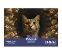 Puzzles Adultes 1000 Pièces Puzzle Un Chat est toutPuzzles Papier Jeu Éducatif Parfait pour Les Soirées De Jeu Cute chatPour Adultes Et Enfants À Partir De 14 an 70x50cm/1000pcss