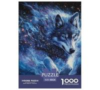 Puzzles Adultes 1000 Pièces Puzzle Wolf Puzzles Papier Jeu Éducatif pour La Décoration De La Maison Cool Wolf Picture pour Adultes Et Enfants À Partir De 12 Ans 38x26cm/1000pcs