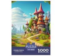 Puzzles Adultes 1000 Pièces Puzzle Wonderland Puzzles Papier Jeu Éducatif Parfait pour Les Soirées De Jeu Castle pour Adultes Et Enfants À Partir De 12 Ans 38x26cm/1000pcs