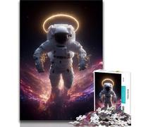 Puzzles Adultes 1000 pièces, Puzzles d'astronautes fantastiques Difficiles pour Adolescents, idéal comme Cadeau pour Toute la Famille, adapté aux Enfants de 14 Ans et Plus (Taille 38x26cm)