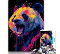 Puzzles Adultes 1000 pièces, Puzzles Difficiles à thème Panda, pour Passer Un Bon Moment à la Maison, avec des pièces de Formes aléatoires entièrement emboîtables (Taille 75x50cm)