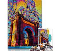 Puzzles Adultes 1000 pièces Puzzles Difficiles Printemps éternel Anti-Stress défi Difficile Cadeaux du Père Noël Secret 75x50cm