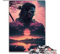 Puzzles Adultes 1000 pièces Sakura Warrior, Anti-Stress avec pièces entièrement emboîtables de Formes aléatoires pour Les Enfants de 14 Ans et Plus (Taille 50x75cm)