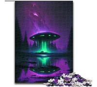 Puzzles Adultes 1000 pièces Visiteur mystérieux en Bois, Jeu Familial interactif, Convient aux 14 Ans et Plus, 50x75cm, décoration Artistique à Faire soi-même, Cadeau d'anniversaire idéal