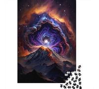 Puzzles Adultes 1000 pièces Volcans dans la Galaxie Puzzle en Papier pour Adultes et Adolescents Décoration d'intérieur Puzzle Jouets 1000 pièces (38 x 26 cm)