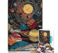 Puzzles Adultes 1000 Univers Galaxie 1000 pièces pour Adolescents, Jouets éducatifs Anti-Stress, Cadeaux d'anniversaire et Cadeaux Uniques (Taille 75x50cm)