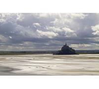 Puzzles Adultes 200 pièces Beauté Naturelle, France, île, Marée Basse, Normandie, Mont Saint Michel 35x25CM
