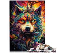Puzzles Adultes 2000 pièces Chien maléfique Puzzles Amusants en Famille Difficiles à compléter mais Amusants et Humoristiques 27,56 po x 39,37 po Adolescents de 14 Ans et Plus
