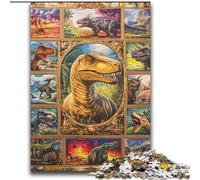 Puzzles Adultes 2000 pièces Collage de Dinosaures pour et à partir de 14 Ans Jouets de Jeu Car C'est Un pour Toute la Famille 70x100cm