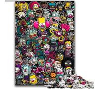 Puzzles Adultes 2000 pièces Collection Anime pour et à partir de 14 Ans Jouets de Jeu Car C'est Un pour Toute la Famille 70x100cm