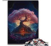 Puzzles Adultes 2000 pièces Galaxy Art Cerisier Jouets éducatifs Jeux familiaux Jeu éducatif pour Anniversaire, Noël 70x100cm