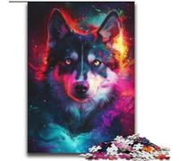 Puzzles Adultes 2000 pièces Galaxy Labrador pour 14+ Jeu de défi Unique Jeux de Famille Cadeaux d'anniversaire de Noël 70x100cm