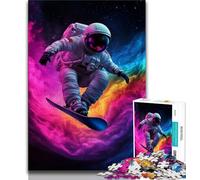 Puzzles Adultes astronautes surfeurs 1000 pièces, Jouets éducatifs et Difficiles, Jeux de Famille, Cadeaux pour Amis et Famille (38x26cm)