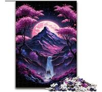 Puzzles Adultes au néon, Paysage Japonais, 1000 pièces, pour stimuler Le Cerveau, Jouets addictifs pour cultiver la Patience, décoration Parfaite (50x75cm)