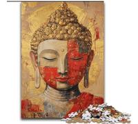Puzzles Adultes Bouddha Art 1000 pièces Difficile, Convient aux 14 Ans et Plus Amusement en Famille Idéal comme Cadeau pour Toute la Famille 26x38cm