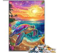 Puzzles Adultes Color Turtle 1000 pièces, Jeu Stimulant et Jeu Familial, Collection d'artistes, Beaux-Arts à partir de 14 Ans (50x75cm)