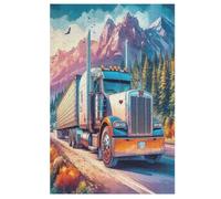 Puzzles Adultes De 1000 Pièces Camion - Puzzle pour Enfants - Jouets Familial, Jeu Familial Amusant （78×53cm）