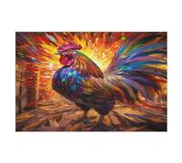 Puzzles Adultes De 1000 Pièces Coqs - Puzzle pour EnfFourmis - Jouets Familial, Jeu Familial Amusant （75×50cm）