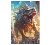 Puzzles Adultes De 1000 Pièces Dinosaure - Puzzle pour Enfants - Jouets Familial, Jeu Familial Amusant （78×53cm）