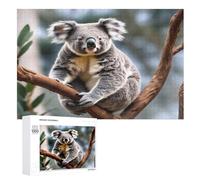 Puzzles Adultes De 1000 Pièces Koala - Puzzle pour Enfants - Jouets Familial, Jeu Familial Amusant （75×50cm）