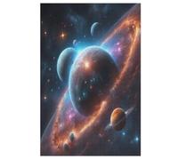 Puzzles Adultes De 1000 Pièces Space Planète - Puzzle pour Enfants - Jouets Familial, Jeu Familial Amusant 78×53cm