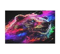 Puzzles Adultes De 1000 Pièces Violent Ours - Puzzle pour EnfFourmis - Jouets Familial, Jeu Familial Amusant （75×50cm）