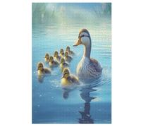 Puzzles Adultes en Canard Mignon Puzzle en Bois De 1000 Pièces Difficiles Et De Défi pour EnfFourmis, Jeu Familial Amusant 78×53cm