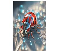 Puzzles Adultes en Coccinelle Puzzle en Bois De 1000 Pièces Difficiles Et De Défi pour EnfFourmis, Jeu Familial Amusant 78×53cm