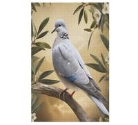 Puzzles Adultes en Colombe Blanche Puzzle en Bois De 1000 Pièces Difficiles Et De Défi pour Enfants, Jeu Familial Amusant (78×53cm)