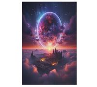 Puzzles Adultes en Fantasy Paysage Puzzle en Bois De 1000 Pièces Difficiles Et De Défi pour EnfFourmis, Jeu Familial Amusant 78×53cm