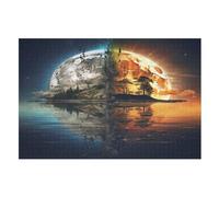 Puzzles Adultes en Fantasy Paysage Puzzle en Bois De 1000 Pièces Difficiles Et De Défi pour EnfFourmis, Jeu Familial Amusant (75×50cm)