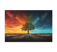 Puzzles Adultes en Fantasy Paysage Puzzle en Bois De 1000 Pièces Difficiles Et De Défi pour EnfFourmis, Jeu Familial Amusant (75×50cm)