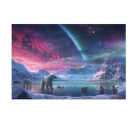 Puzzles Adultes en Ours Polaire Puzzle en Bois De 1000 Pièces Difficiles Et De Défi pour EnfFourmis, Jeu Familial Amusant （75×50cm）