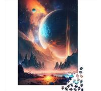 Puzzles Adultes et Adolescents: Volcan, Montagne, Cosmos Puzzles pour Adultes et Adolescents, Jeu Familial, 1000 Pièces (75x50cm)