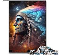 Puzzles Adultes Galaxy Art Indians 2000 pièces, activité familiale avec Affiche et fiche de Questions-réponses pour Les 14 Ans et Plus (70x100cm)