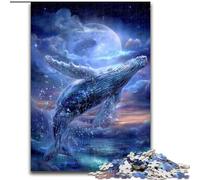 Puzzles Adultes Galaxy Whale 1000, Jeu Stimulant et éducatif pour Toute la Famille, pour Anniversaire et Noël 50x75cm