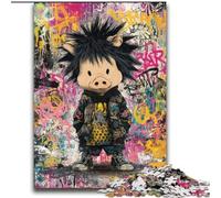 Puzzles Adultes Graffiti Art 2000 pièces, activités familiales Amusantes à la Maison, Cadeaux d'anniversaire, Cadeaux de Voyage (70x100cm)