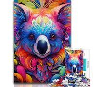 Puzzles Adultes Koalas Animaux 1000 pièces, Aide Le Cerveau à exercer des Jouets addictifs pour cultiver la Patience et l'interaction Parent-Enfant (38x26cm)