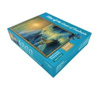 Puzzles Adultes - Motifs Maritimes de Bateaux - Puzzle DIY de 1000 Pièces avec Motif Bateau Côtier - pour les Activités en Famille pendant les Fêtes de Noël et de Thanksgiving, à la Maison ou en Voyag