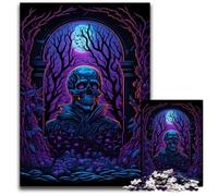 Puzzles Adultes Mourir en Paix 1000 pièces Puzzles impossibles pour Adultes Conception Complexe pour Adolescents, décoration DIY et Divertissement Stimulant pour Le Cerveau 26x38cm/10,23x14,96 Pouces