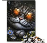 Puzzles Adultes Steampunk Cat 2000 pièces, Jeux éducatifs et Difficiles, décoration d'intérieur, Cadeaux Uniques (70x100cm)